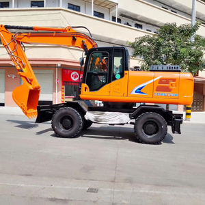 Excavadora de Ruedas de 14 Toneladas de la Mejor Marca de China, CDM6150W, Excavadora de Ruedas de Tamaño Mediano LG6150W con Alta Potencia de Excavación en Oferta - Product Image 1