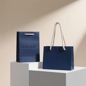 Tùy chỉnh-thực hiện sang trọng các tông màu trắng Tote Túi cho các cửa hàng may mặc cao cấp Túi xách in đầy đủ màu sắc của công ty túi giấy - Product Image 2