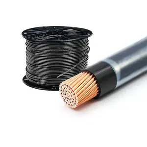 Harga pabrik kabel THWN THHN kawat ukuran AWG 4 6 8 10 12 14 kabel bangunan elektrik nilon tembaga terjalin