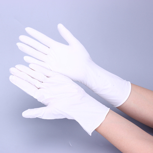 Disposable 9inch Industrial <strong>Use</strong> <strong>Nitrile</strong> Work <strong>Gloves</strong>/Bag Packing <strong>Lab</strong> Cleanroom Powder Free <strong>Nitrile</strong> <strong>Gloves</strong> in White Color - Product Image 5
