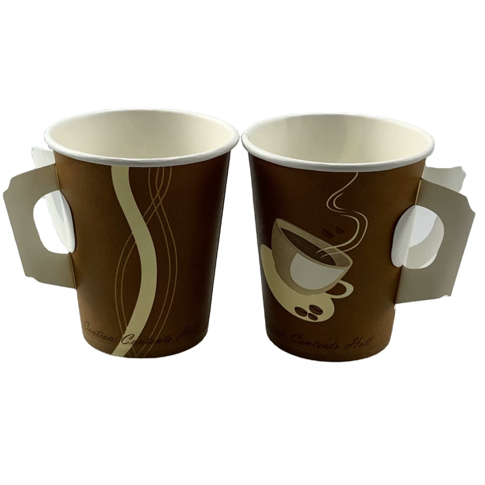 Wholesale Cheap Price 8oz Paper Cup With Handle Carton Packing Coffee Paper Cup