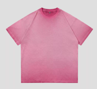 T-shirt ample pour homme en pur coton lavé, 300 GSM, impression personnalisée, style urbain, vente en gros et personnalisation sur mesure