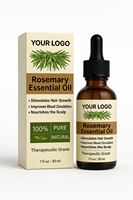 Sérum Reparador Natural de Hierbas Orgánicas con Romero para la Caída del Cabello, Sérum Potenciador, Tratamiento Capilar, Aceite Esencial de Menta para el Crecimiento del Cabello