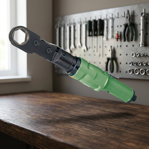 Clé à cliquet pneumatique APLUS GWR-B836LS, taille hexagonale 36 mm, échappement arrière, réversible, couple maximal 90 Nm, certifiée ISO9001, garantie 1 an, VERT - Product Image 3