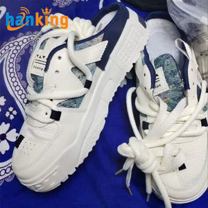 Ehanking Sandales à enfiler pour homme Chaussures de skate épaisses et antidérapantes Baskets à demi-talons pour homme - Product Image 4