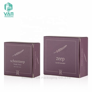 Caja de Regalo de Papel Plegable Rectangular Morada, Bonita y de Alta Calidad de YAN Packaging, para Jabón de Manos, Crema para Ojos, Diseño de Impresión Personalizada - Product Image 6