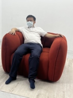 Fauteuil Canapé Moderne Entièrement en Éponge, Compressé Sous Vide, en Forme de Citrouille, pour Salon et Chambre, pour le Confort Domestique
