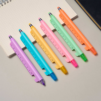 Marcadores Multifuncionales Coloridos al por Mayor, Marcador de Pantalla Táctil de Secado Rápido, 6 Colores Fluorescentes, Logotipo Personalizado