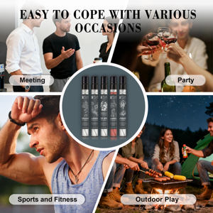 Brutto linguaggio corpo e profumo capelli nebbia deodorante 12ML Mini profumo Set da viaggio Spray per casa ufficio rinfrescante uso a lungo termine - Product Image 5