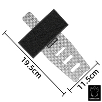 Plaque d'extension tactique Ghost Action Molle, plaque de montage Tegris découpée au laser pour ceinture tactique