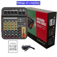 Système DJ portable professionnel Gooermi M600 Mini DSP, carte son analogique-numérique 4 voies, mixeur audio pour ordinateur domestique
