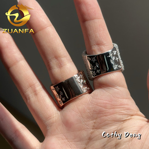 Anillo de Diamantes Moissanite con Incrustaciones de Diamantes, Plata de Ley 925, Estilo Hip Hop, Pasa el Test de Diamantes, Anillo de Diamantes para Hombre, Nuevo en Existencia - Product Image 5