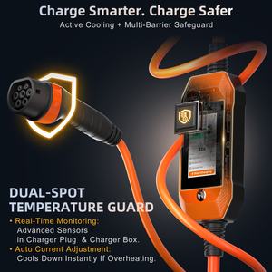 Chargeur de voiture électrique portable 7 kW à charge rapide avec écran tactile 4,3 pouces, application Wi-Fi et mises à jour de micrologiciel OTA intelligentes - Product Image 4