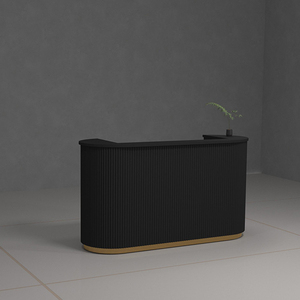 Quầy làm đẹp bằng đá cẩm thạch sang trọng Máy tính đơn giản ksl thợ thủ công cửa hàng thanh toán bàn tiếp tân cho ký túc xá - Product Image 1