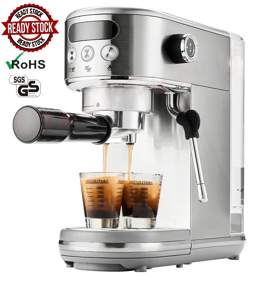 Bester Verkauf Großhandel Büro Home Commercial Halbautomat ische Espresso maschine Hersteller Barista Cafe Kaffee maschine Fabrik