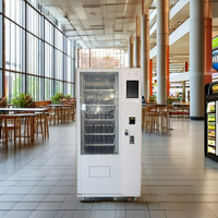 Distributeur automatique de boissons froides et de collations de qualité supérieure, populaire, avec lecteur de carte SDK, paiement personnalisable, capacité ajustable, garantie 1 an.