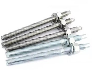 Ancre chimique en acier au carbone zingué M8-M24 avec capsule chimique pour fixation murale en béton - Product Image 6