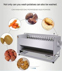 Máy rửa rau quả tự động thương mại cho khoai tây gừng khoai lang củ sen làm sạch và lột - Product Image 2