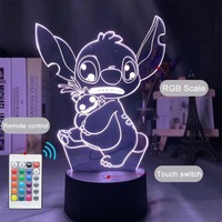 Veilleuse 3D LED DIY Cadeau d'anniversaire Blanc Night Club Lights Luminous Note Acrylique Writing Board Light