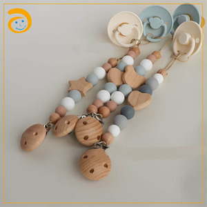 Offres Spéciales bébé porte-sucette <span class=keywords><strong>de</strong></span> qualité alimentaire Silicone anneau <span class=keywords><strong>de</strong></span> dentition Clip perles <span class=keywords><strong>de</strong></span> Silicone souple sucette factice chaîne Clip avec ensemble <span class=keywords><strong>de</strong></span> sucette - Product Image 5