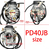 Ensemble de carburateur en aluminium PD40JB 40mm, neuf pour remplacement de quad Arctic Cat 500cc