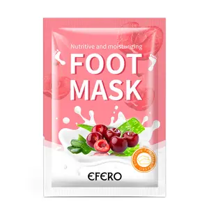 Meilleur prix peeling hydratant cerise masque de soin des pieds feuille de blanchiment bon hydratant masque pour les pieds chaussettes masque exfoliant pour les pieds