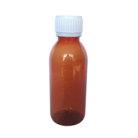 Bouteille en PET liquide orale 120ML pour sirop de jus d'eau avec bouchon à vis pompe pulvérisateur fabricant en gros