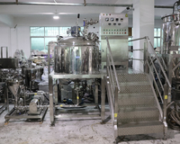 Ligne de production de mayonnaise CE de haute qualité fabriquée en Chine/machine de traitement de sauce/homogénéisateur malaxeur