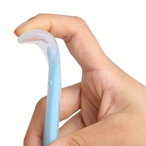 Cuchara de Silicona para Bebés, Libre de BPA, de Grado Alimenticio, para el Aprendizaje de la Alimentación, Venta al Por Mayor - Product Image 4