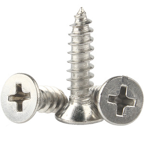 Tornillos autorroscantes Phillips de acero inoxidable 304 Huashun Hardware, con cabeza avellanada, M1 M2 M3 M4 M5 M6 M8 para madera - Product Image 4