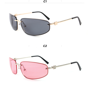 カスタムプリントブランドユニセックスメーカー2026デザイナー有名ブランドカスタムロゴブランドファッション高級サングラス女性男性 - Product Image 3