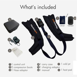 Masajeador de Piernas con Compresión de hasta 250 mmHg, Fisioterapia con Terapia de Calor y Frío para Mejorar la Salud y el Bienestar - Product Image 5