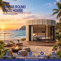 Villa de luxe moderne préfabriquée en panneaux sandwich, structure en bois, construction rapide, chambre à coucher, design européen, villa respirante