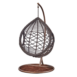 Chaise suspendue en <span class=keywords><strong>rotin</strong></span> PE robuste et Durable avec système de <span class=keywords><strong>Suspension</strong></span> - Product Image 1