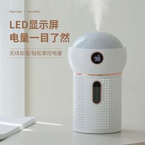 Projection Humidifier With Led Night <b>Light</b> Usb Powered Mini For Home Less Than 10 Sqm 0.5-1L Water Tank - Product Image 4