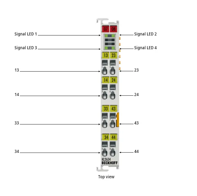 beckhoff KL2634 | 4-channel relay output terminal 250 V AC/30 V DC