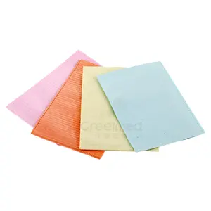 Đầy Màu Sắc Biểu Tượng Tùy Chỉnh Màu Đen Trắng Y Tế Màu Hồng 3 Ply Dùng Một Lần Nha Khoa Yếm Cho Hình Xăm Nha Khoa