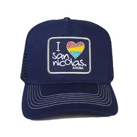 Casquette de sport 5 panneaux personnalisée avec logo brodé, Gorras en coton bleu marine de haute qualité, Casquette Trucker pour homme, Casquette Dad Hat