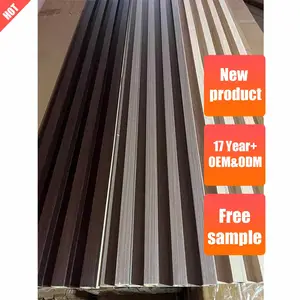 Hot sale high Quality Interior Decorative Pvc Fluted Board Tv Background decor panel Indoor PVC wall panels building materials