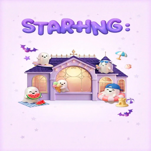 SUPERSTAR POP-UP STAR+ING Ghost House STRAYKIDS Photocard POB-K-POP Papier Anglais - Product Image 1