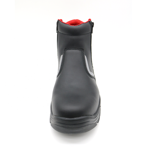 Tigre maître HRO huile résistance à l'acide semelle en caoutchouc Composite orteil Anti crevaison industrie pétrolière hommes chaussures de sécurité sans dentelle - Product Image 4