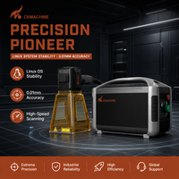 CKMACHINE Graveur laser à fibre portable 50W pour l'identification des logos sur les pièces de machines lourdes, outil de gravure profonde
