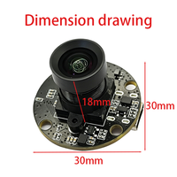 Módulo de Cámara USB 4K 8MP 100 °   Lente DFOV F2.2 de 2.9 mm, Captura de Video de Alta Definición para Máquinas de Publicidad, Microscopios y Telescopios