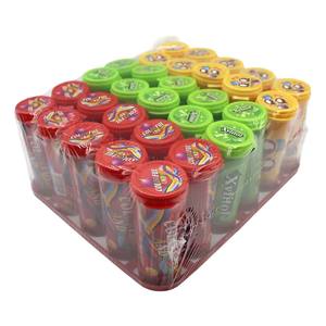 Vente en gros Chewing-gum au <span class=keywords><strong>xylitol</strong></span> à la saveur fruitée Bonbons à la gelée croustillants colorés au goût de fèves de chocolat sucré et de menthe - Product Image 6