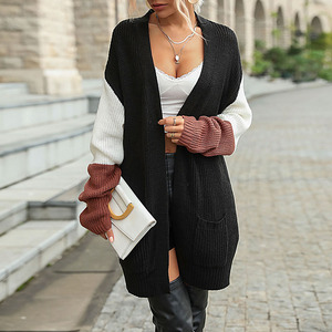 Estación independiente Diseñador de moda Mujer Patrón cálido Cachemira Crochet Femme Cardigan Suéter de punto para mujer - Product Image 6