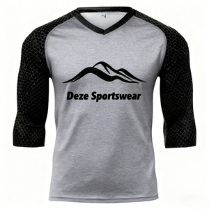 Maillot de Ciclismo MTB Premium, Transpirable, de Secado Rápido, con Diseño Creativo Personalizado, Ligero, con Estampado, Manga 3/4 - Product Image 1