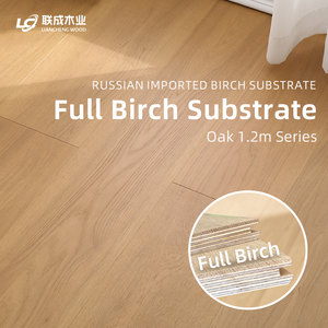 Plancher en bois massif multicouche ENF en acajou à base de cendres de bois russe, respectueux de l'environnement, installation par clic, pour chambre à coucher moderne - Product Image 6