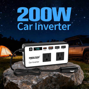 Tùy chỉnh <span class=keywords><strong>mini</strong></span> xách tay xe biến tần <span class=keywords><strong>Power</strong></span> <span class=keywords><strong>Inverter</strong></span> Car Charger Adapter 12V 110V Off Grid DC để AC biến tần - Product Image 3
