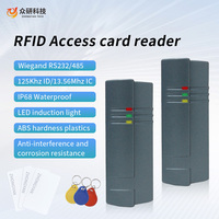 Lector RFID Sin Contacto de 125Khz ID TK4001 IP68 Resistente al Agua con Puerto Serial RS232 RS485 UART TTL para Control de Acceso y Cerradura de Puerta