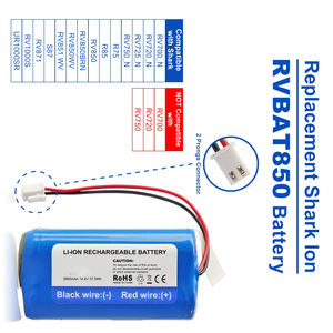 <span class=keywords><strong>14.4v</strong></span> 2600mah rvbat850 סוללה עבור שואב אבק - Product Image 2